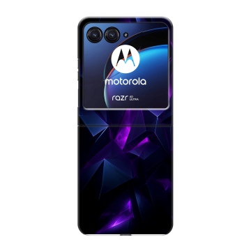 Пластиковый чехол на Motorola Razr 40 Ultra с принтом Абстракиция