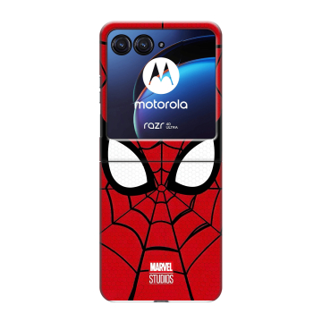 Пластиковый чехол на Motorola Razr 40 Ultra с принтом человек паук spiderman