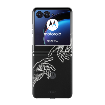 Пластиковый чехол на Motorola Razr 40 Ultra с принтом Сотворение мира Пластиковый чехол на Motorola Razr 40 Ultra с принтом Сотворение мира
