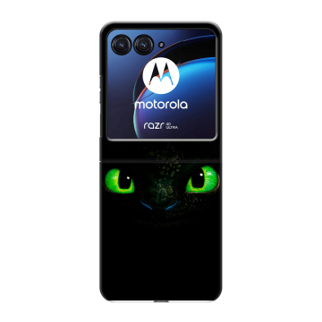 Пластиковый чехол на Motorola Razr 40 Ultra с принтом Как приручить дракона