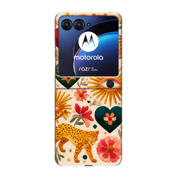 Пластиковый чехол на Motorola Razr 40 Ultra с принтом Модный принт Пластиковый чехол на Motorola Razr 40 Ultra с принтом Модный принт
