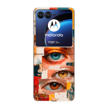 Пластиковый чехол на Motorola Razr 40 Ultra с принтом Модный принт Пластиковый чехол на Motorola Razr 40 Ultra с принтом Модный принт