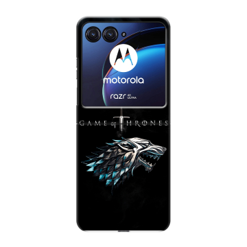 Пластиковый чехол на Motorola Razr 40 Ultra с принтом Игра Престолов Game Thrones