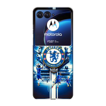 Пластиковый чехол на Motorola Razr 40 Ultra с принтом Chelsea Челси Пластиковый чехол на Motorola Razr 40 Ultra с принтом Chelsea Челси