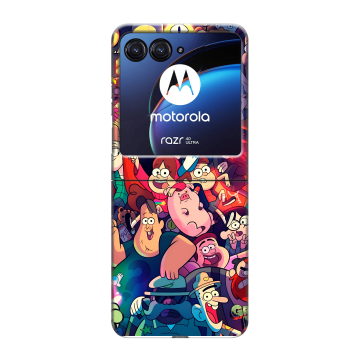 Пластиковый чехол на Motorola Razr 40 Ultra с принтом Gravity Falls Гравити Фолз