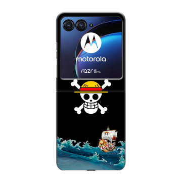 Пластиковый чехол на Motorola Razr 40 Ultra с принтом One Piece Ван Пис