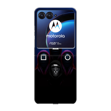 Пластиковый чехол на Motorola Razr 40 Ultra с принтом Игра Кальмара Пластиковый чехол на Motorola Razr 40 Ultra с принтом Игра Кальмара