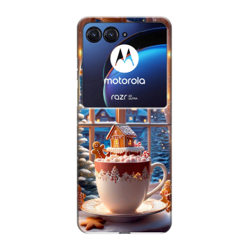 Пластиковый чехол на Motorola Razr 40 Ultra с принтом Новый год Пластиковый чехол на Motorola Razr 40 Ultra с принтом Новый год
