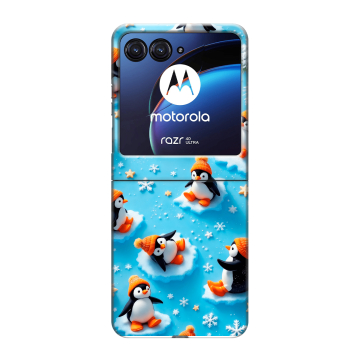 Пластиковый чехол на Motorola Razr 40 Ultra с принтом Новый год Пластиковый чехол на Motorola Razr 40 Ultra с принтом Новый год