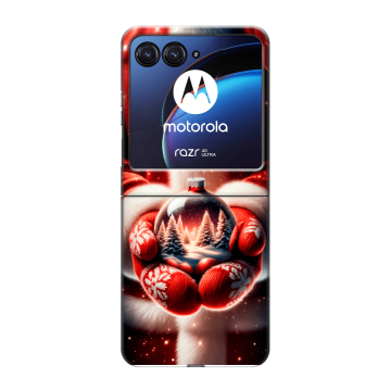 Пластиковый чехол на Motorola Razr 40 Ultra с принтом Новый год Пластиковый чехол на Motorola Razr 40 Ultra с принтом Новый год