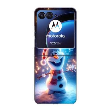 Пластиковый чехол на Motorola Razr 40 Ultra с принтом Новый год Пластиковый чехол на Motorola Razr 40 Ultra с принтом Новый год