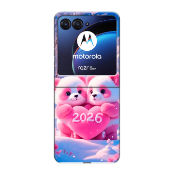 Пластиковый чехол на Motorola Razr 40 Ultra с принтом Новый год Пластиковый чехол на Motorola Razr 40 Ultra с принтом Новый год