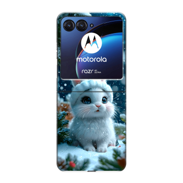 Пластиковый чехол на Motorola Razr 40 Ultra с принтом Новый год Пластиковый чехол на Motorola Razr 40 Ultra с принтом Новый год