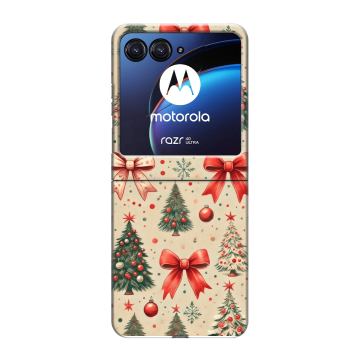 Пластиковый чехол на Motorola Razr 40 Ultra с принтом Новый год Пластиковый чехол на Motorola Razr 40 Ultra с принтом Новый год