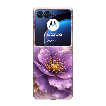 Пластиковый чехол на Motorola Razr 40 Ultra с принтом женский