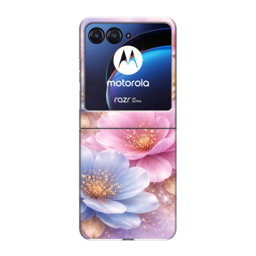 Пластиковый чехол на Motorola Razr 40 Ultra с принтом женский