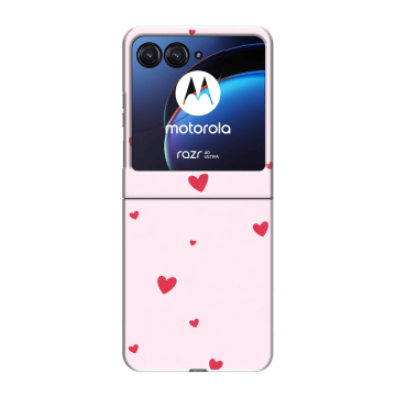Пластиковый чехол на Motorola Razr 40 Ultra с принтом для девочек