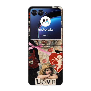 Пластиковый чехол на Motorola Razr 40 Ultra с принтом для девочек Пластиковый чехол на Motorola Razr 40 Ultra с принтом для девочек