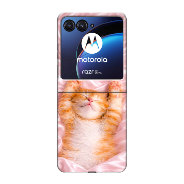 Пластиковый чехол на Motorola Razr 40 Ultra с принтом женский