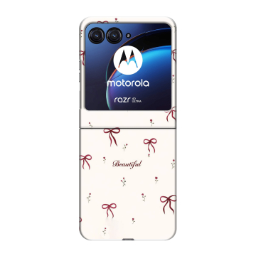 Пластиковый чехол на Motorola Razr 40 Ultra с принтом для девочек