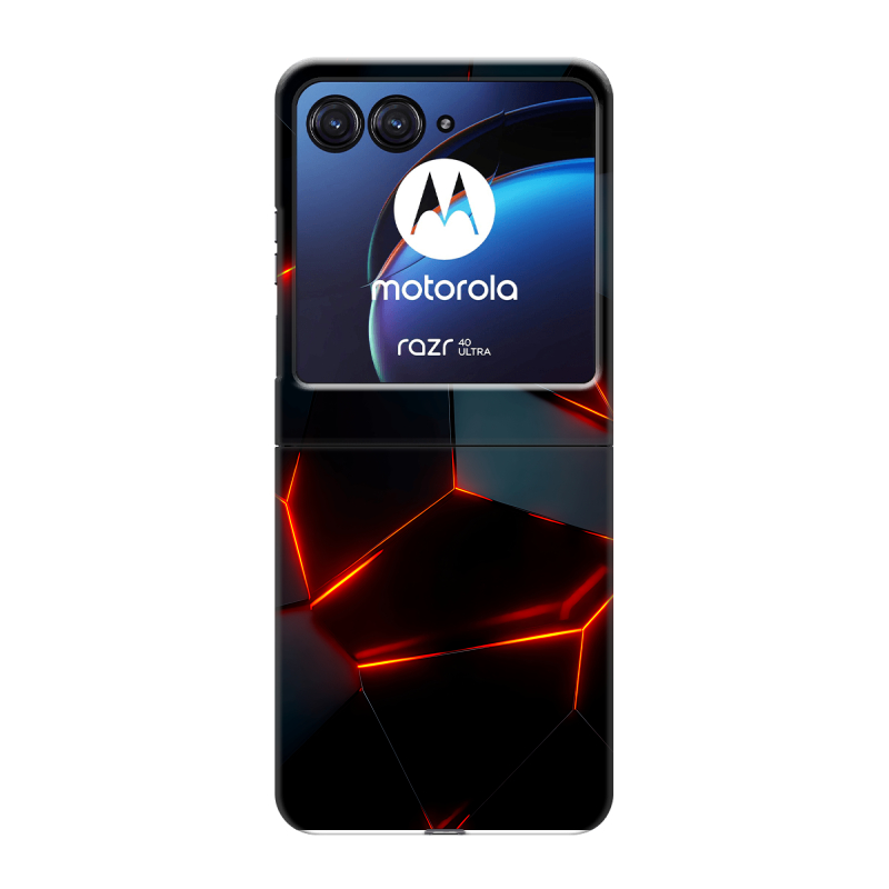 Пластиковый чехол на Motorola Razr 40 Ultra с принтом Яркие абстракции Пластиковый чехол на Motorola Razr 40 Ultra с принтом Яркие абстракции