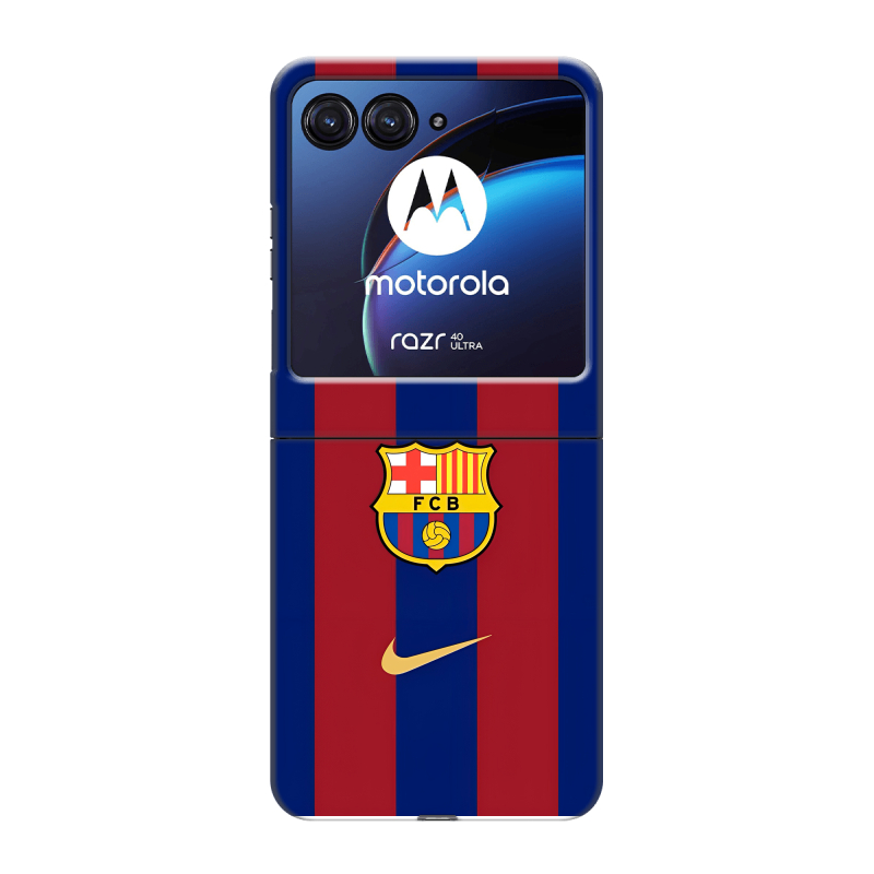 Пластиковый чехол на Motorola Razr 40 Ultra с принтом Барселона Barcelona Пластиковый чехол на Motorola Razr 40 Ultra с принтом Барселона Barcelona