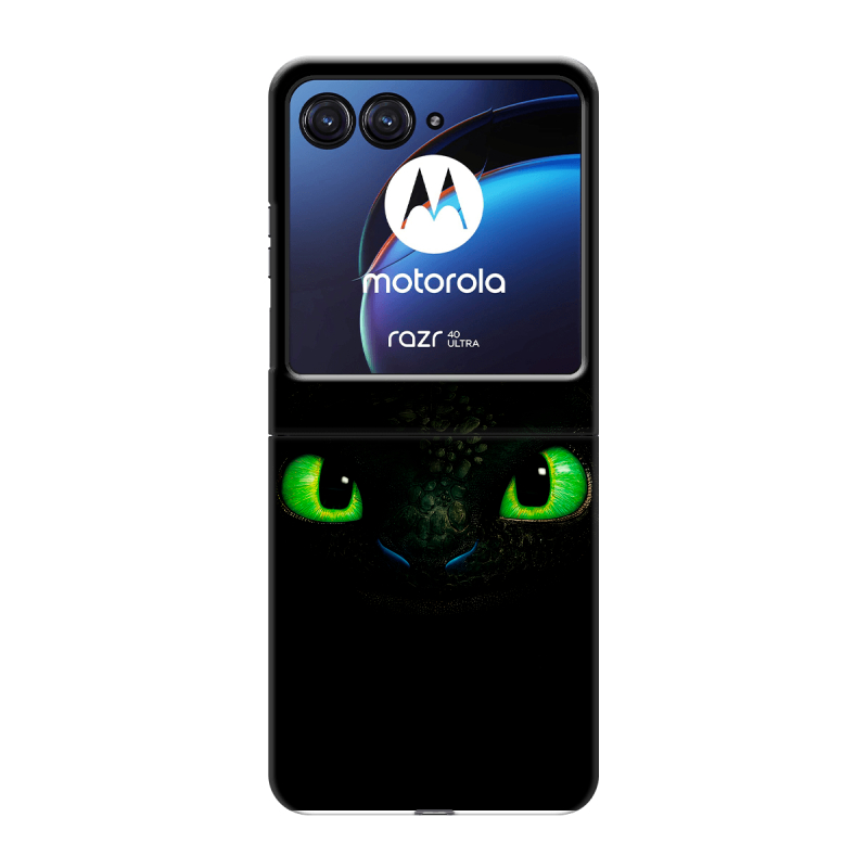 Пластиковый чехол на Motorola Razr 40 Ultra с принтом Как приручить дракона Пластиковый чехол на Motorola Razr 40 Ultra с принтом Как приручить дракона