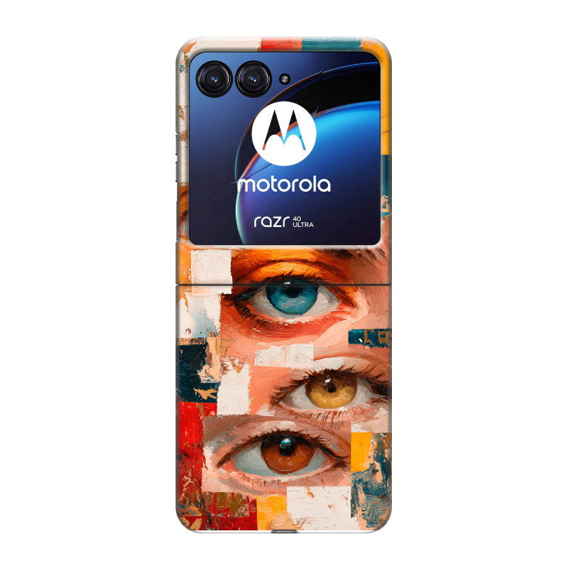Пластиковый чехол на Motorola Razr 40 Ultra с принтом Модный принт Пластиковый чехол на Motorola Razr 40 Ultra с принтом Модный принт