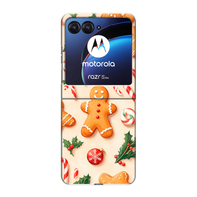 Пластиковый чехол на Motorola Razr 40 Ultra с принтом Новый год Пластиковый чехол на Motorola Razr 40 Ultra с принтом Новый год