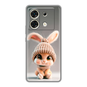 Силиконовый чехол на Infinix Zero 30 5G с принтом Кролик Силиконовый чехол на Infinix Zero 30 5G с принтом Кролик