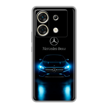 Силиконовый чехол на Infinix Zero 30 5G с принтом Mercedes Мерседес Силиконовый чехол на Infinix Zero 30 5G с принтом Mercedes Мерседес