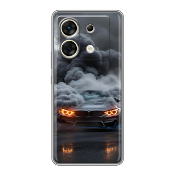 Силиконовый чехол на Infinix Zero 30 5G с принтом BMW БМВ Силиконовый чехол на Infinix Zero 30 5G с принтом BMW БМВ