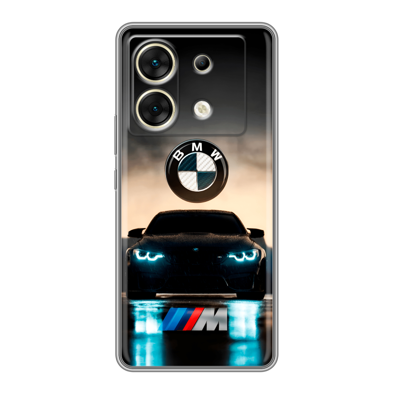 Силиконовый чехол на Infinix Zero 30 5G с принтом БМВ BMW Силиконовый чехол на Infinix Zero 30 5G с принтом БМВ BMW