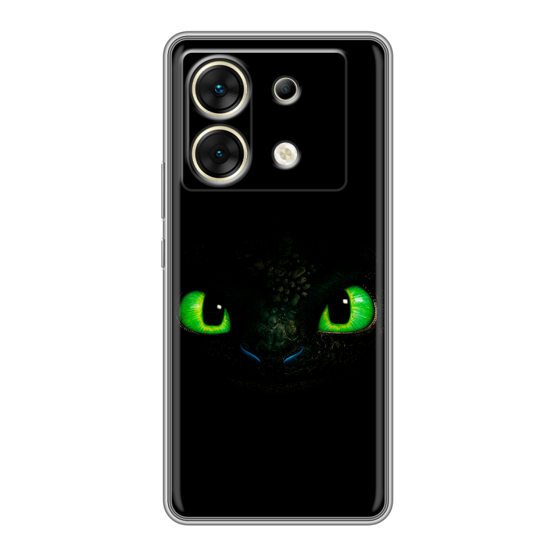 Силиконовый чехол на Infinix Zero 30 5G с принтом Как приручить дракона Силиконовый чехол на Infinix Zero 30 5G с принтом Как приручить дракона