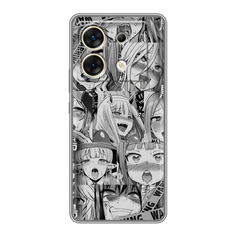 Силиконовый чехол на Infinix Zero 30 5G с принтом Ahegao Ахегао Аниме Силиконовый чехол на Infinix Zero 30 5G с принтом Ahegao Ахегао Аниме