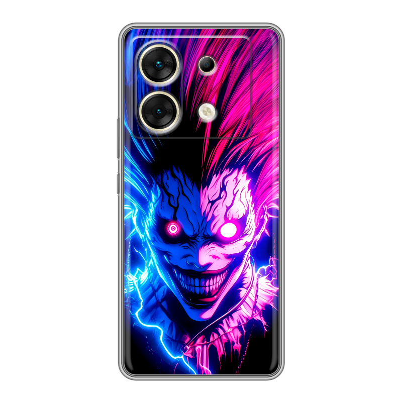Силиконовый чехол на Infinix Zero 30 5G с принтом Death note Тетрадь смерти Силиконовый чехол на Infinix Zero 30 5G с принтом Death note Тетрадь смерти