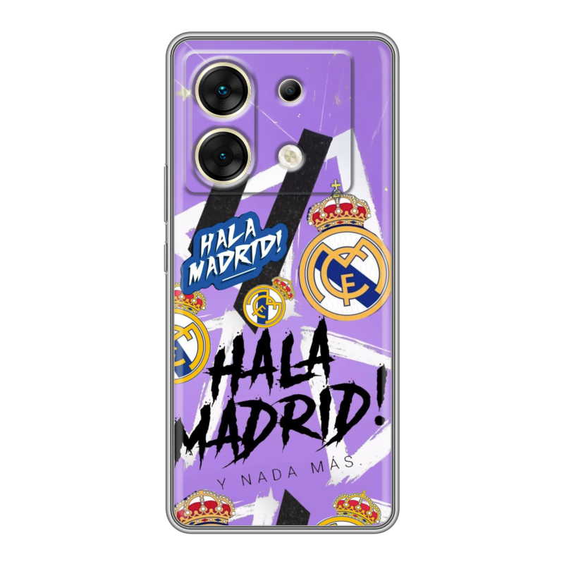 Силиконовый чехол на Infinix Zero 30 5G с принтом Real Madrid Реал Мадрид Силиконовый чехол на Infinix Zero 30 5G с принтом Real Madrid Реал Мадрид