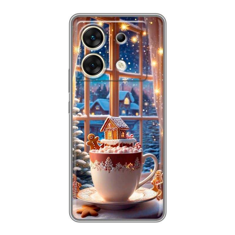 Силиконовый чехол на Infinix Zero 30 5G с принтом Новый год Силиконовый чехол на Infinix Zero 30 5G с принтом Новый год