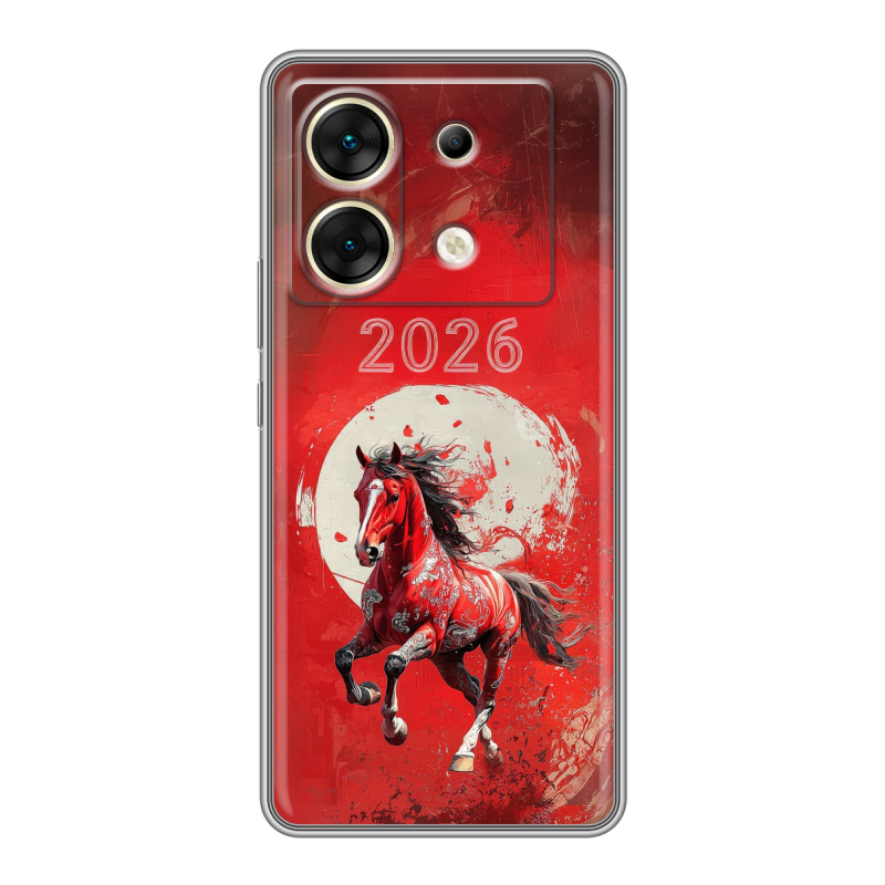 Силиконовый чехол на Infinix Zero 30 5G с принтом Новый год Силиконовый чехол на Infinix Zero 30 5G с принтом Новый год