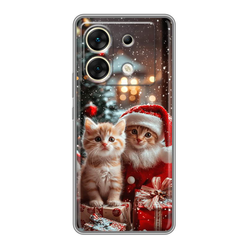 Силиконовый чехол на Infinix Zero 30 5G с принтом Новый год Силиконовый чехол на Infinix Zero 30 5G с принтом Новый год