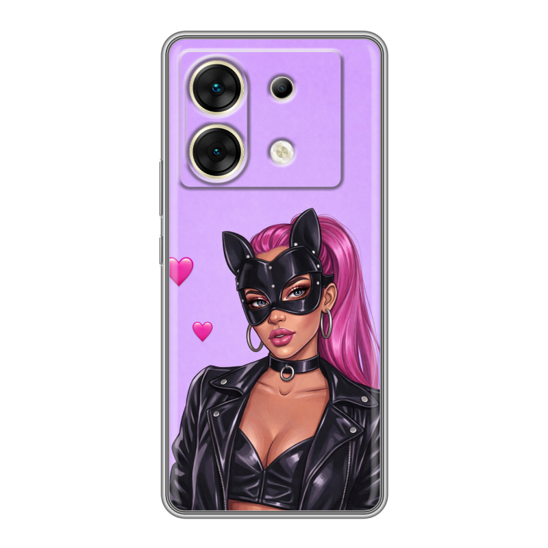 Силиконовый чехол на Infinix Zero 30 5G с принтом женский Силиконовый чехол на Infinix Zero 30 5G с принтом женский