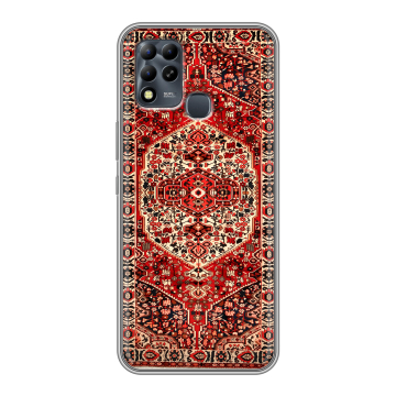 Силиконовый чехол на Infinix Hot 11 G37 с принтом Ковер
