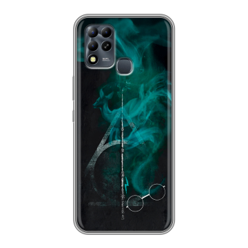 Силиконовый чехол на Infinix Hot 11 G37 с принтом Гарри Поттер Harry Potter