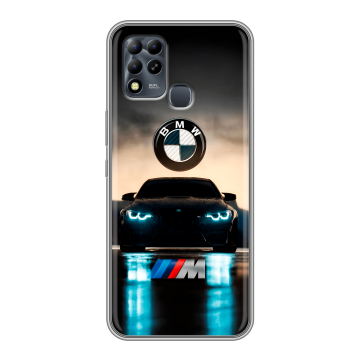 Силиконовый чехол на Infinix Hot 11 G37 с принтом БМВ BMW Силиконовый чехол на Infinix Hot 11 G37 с принтом БМВ BMW
