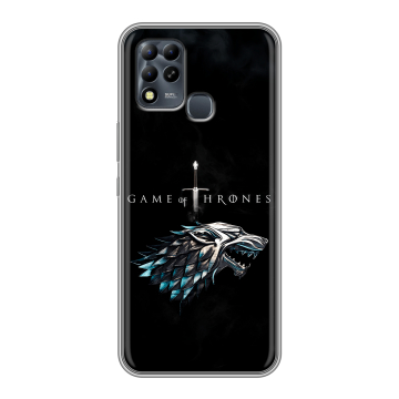 Силиконовый чехол на Infinix Hot 11 G37 с принтом Игра Престолов Game Thrones