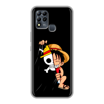 Силиконовый чехол на Infinix Hot 11 G37 с принтом One Piece Ван Пис Силиконовый чехол на Infinix Hot 11 G37 с принтом One Piece Ван Пис