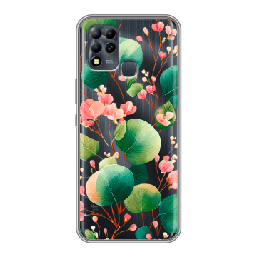 Силиконовый чехол на Infinix Hot 11 G37 с принтом женский Силиконовый чехол на Infinix Hot 11 G37 с принтом женский