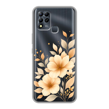 Силиконовый чехол на Infinix Hot 11 G37 с принтом для девушки Силиконовый чехол на Infinix Hot 11 G37 с принтом для девушки