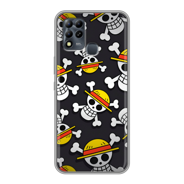 Силиконовый чехол на Infinix Hot 11 G37 с принтом One Piece Ван Пис Силиконовый чехол на Infinix Hot 11 G37 с принтом One Piece Ван Пис