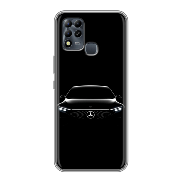 Силиконовый чехол на Infinix Hot 11 G37 с принтом Mercedes Мерседес